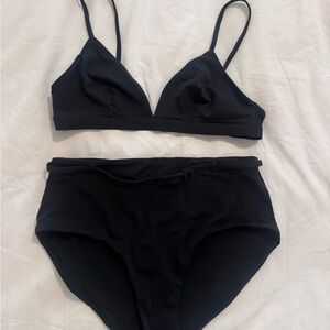 & Other Stories Black Bikini Set